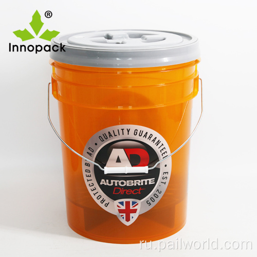 5gallon Food Safe Plastic Bucket с крышкой